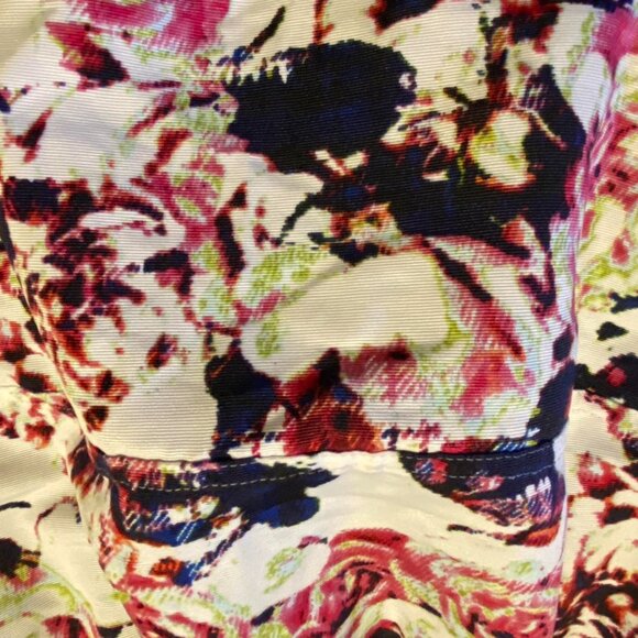 EXPRESS Ruffle ballon Mini Skirt floral Size 2 - Picture 3 of 8